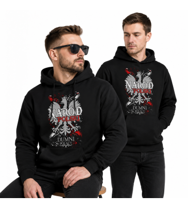 BLUZA Z KAPTUREM NARÓD POLSKI